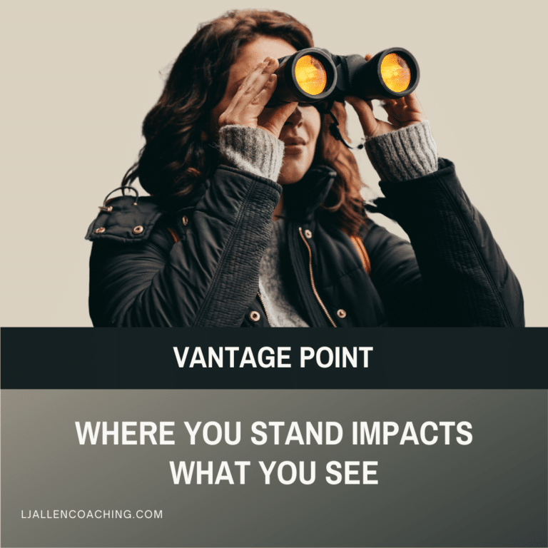 Vantage Point – Where you Stand Impacts What You See